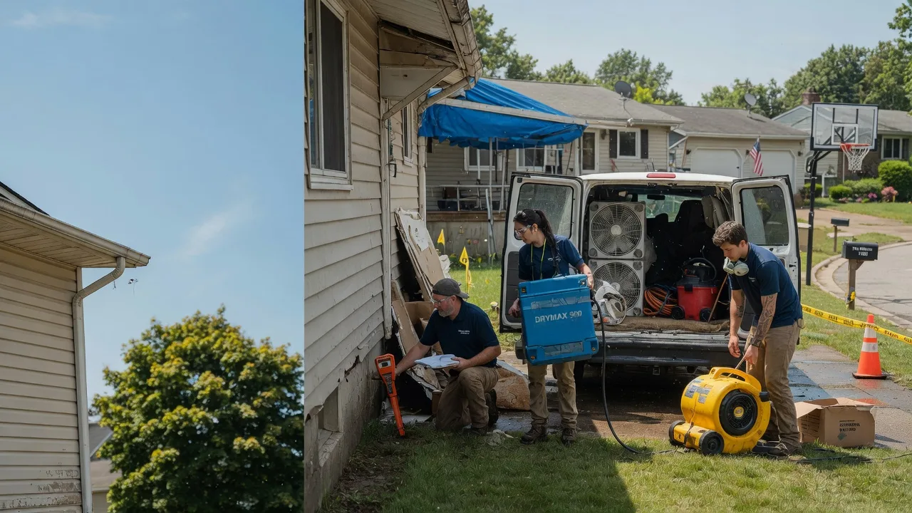 Ceiling Leak Cleanup in West Eaton, NY near me